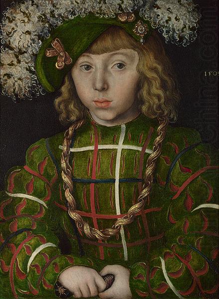 Lucas  Cranach Portrait of Johann Friedrich the Magnanimous china oil painting image